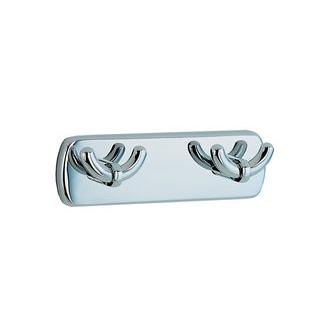 Smedbo CK359 1/2 in. 4 Hook Towel Hook in Polished Chrome from the Cabin Collection